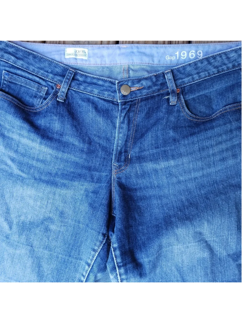 Gap 1969 33R/ 16L Long And Lean Medium Wash Trouser w/Flare Classic